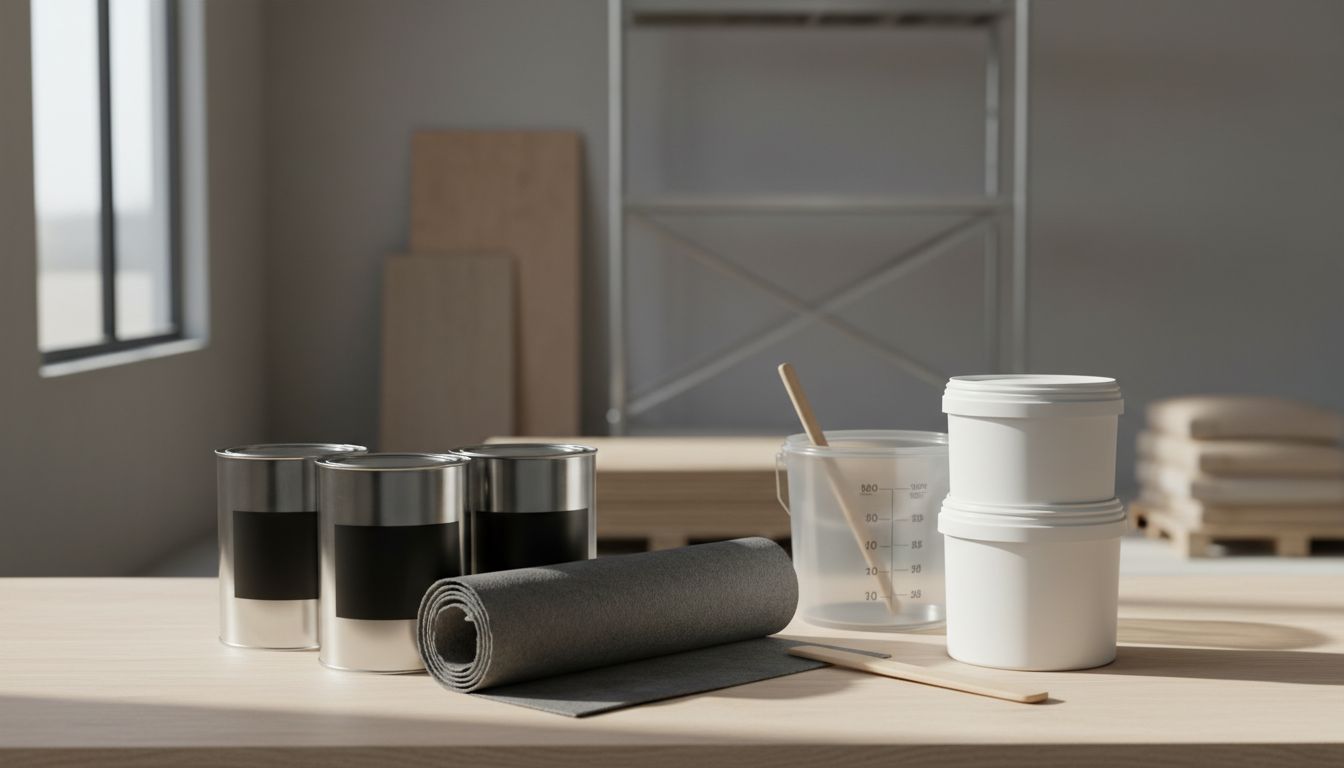 Materiais para aplicar impermeabilizante